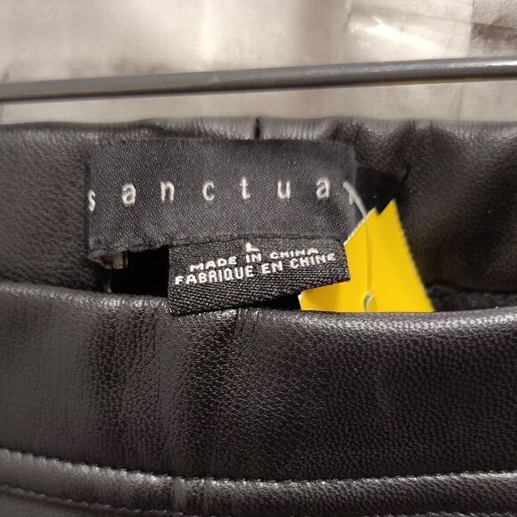 Sanctuary Black Straight Leg Pants - Picture 2 of 4